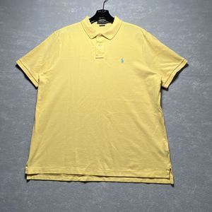 Polo Ralph Lauren Golf Polo Classic Fit Yellow Short Sleeve Mens Size XL